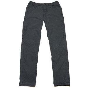 Lululemon ABC Men's Pant Slim Tech Canvas Heathered Deep Navy Size 31x32